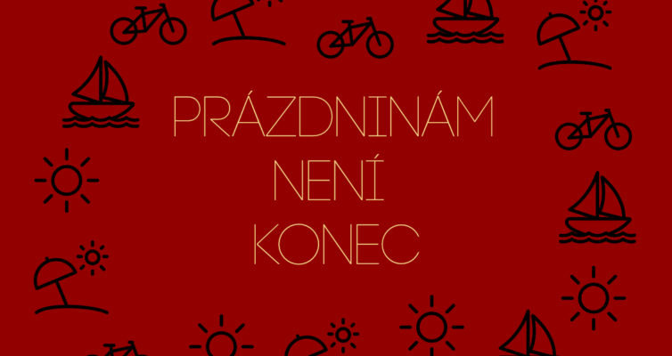 prázdniny konec ilustrace