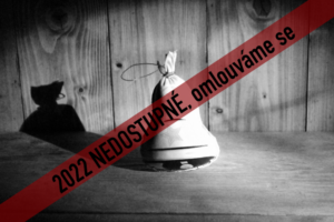 Ozdoba červený zvonek 2022 nedostupné
