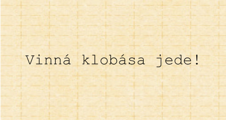 vinná klobása