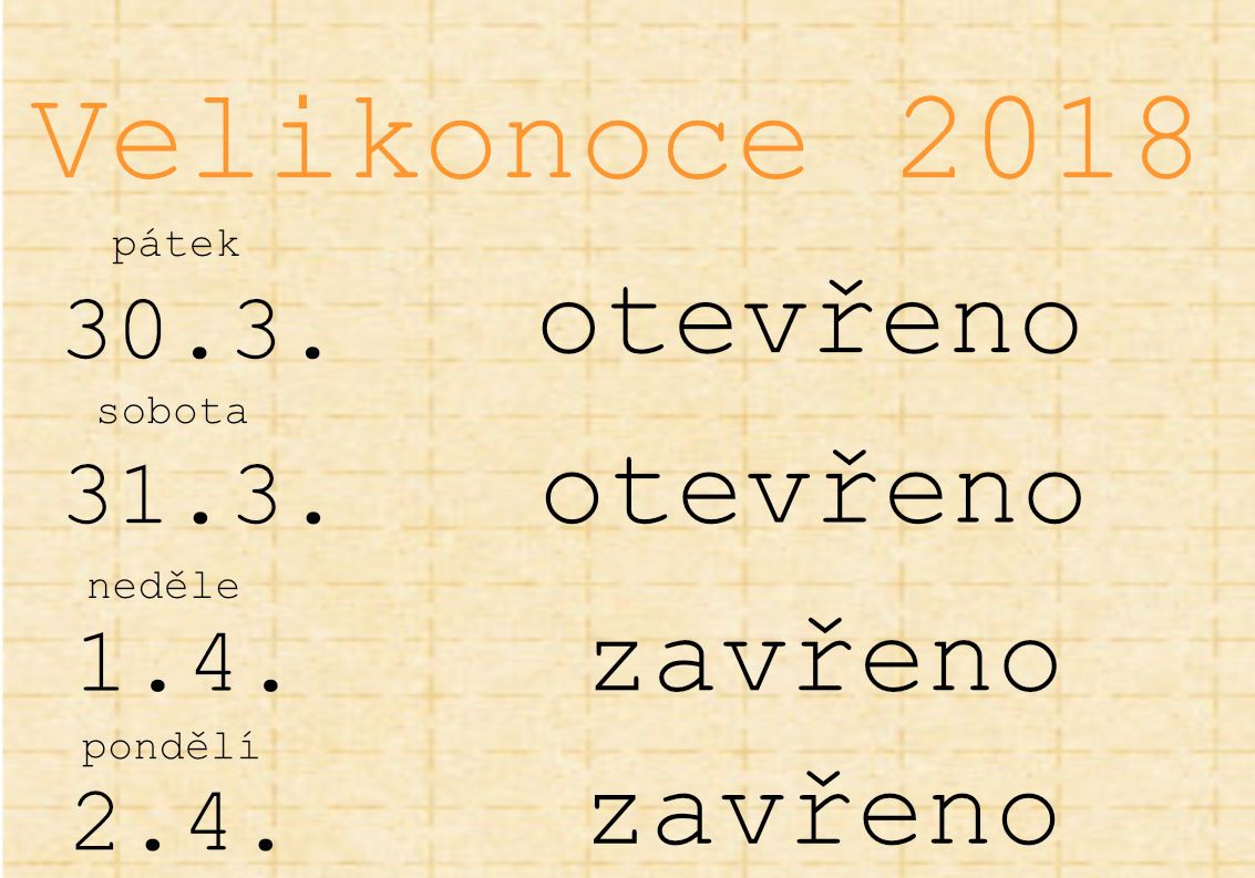 Velikonoce 2018