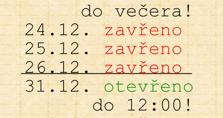 vánoční svátky 2018