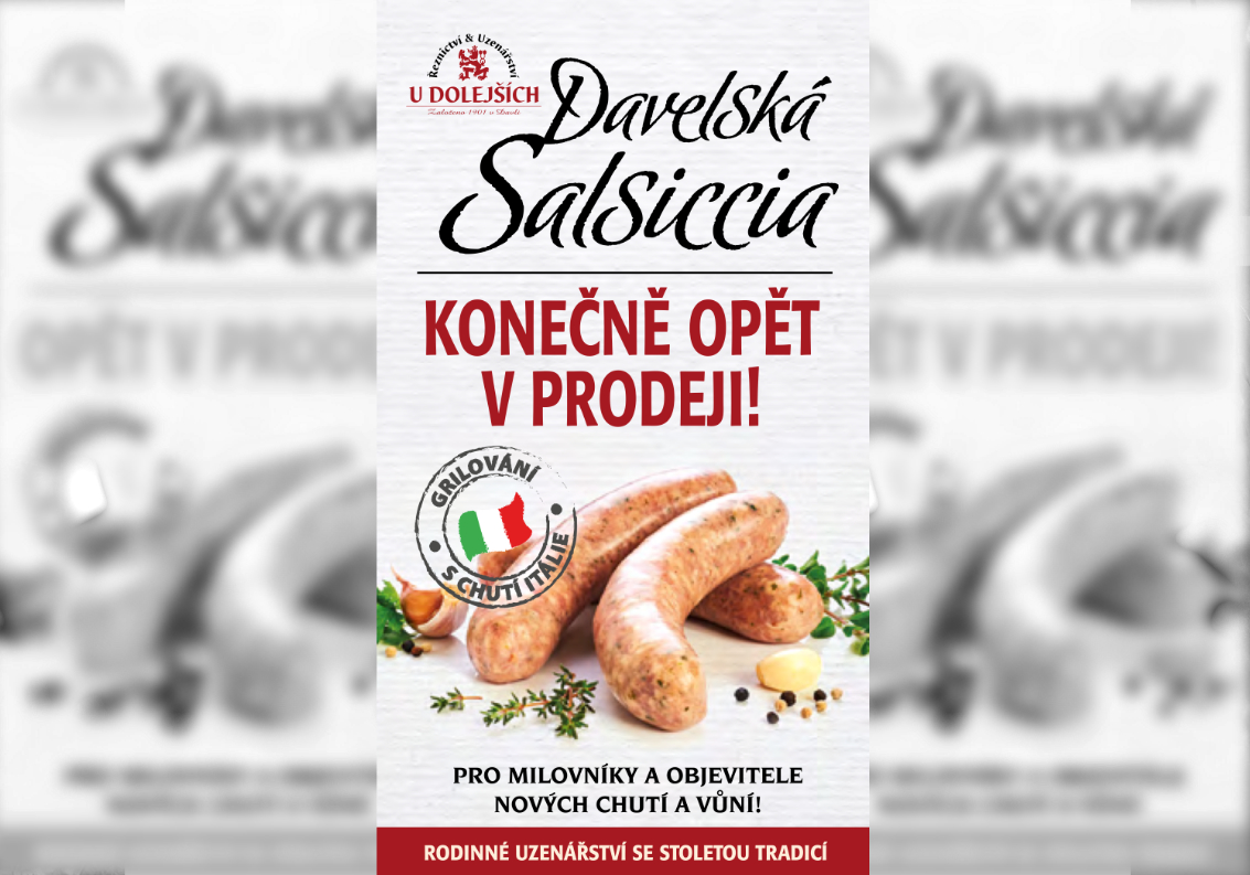 Salsiccia opět v prodeji